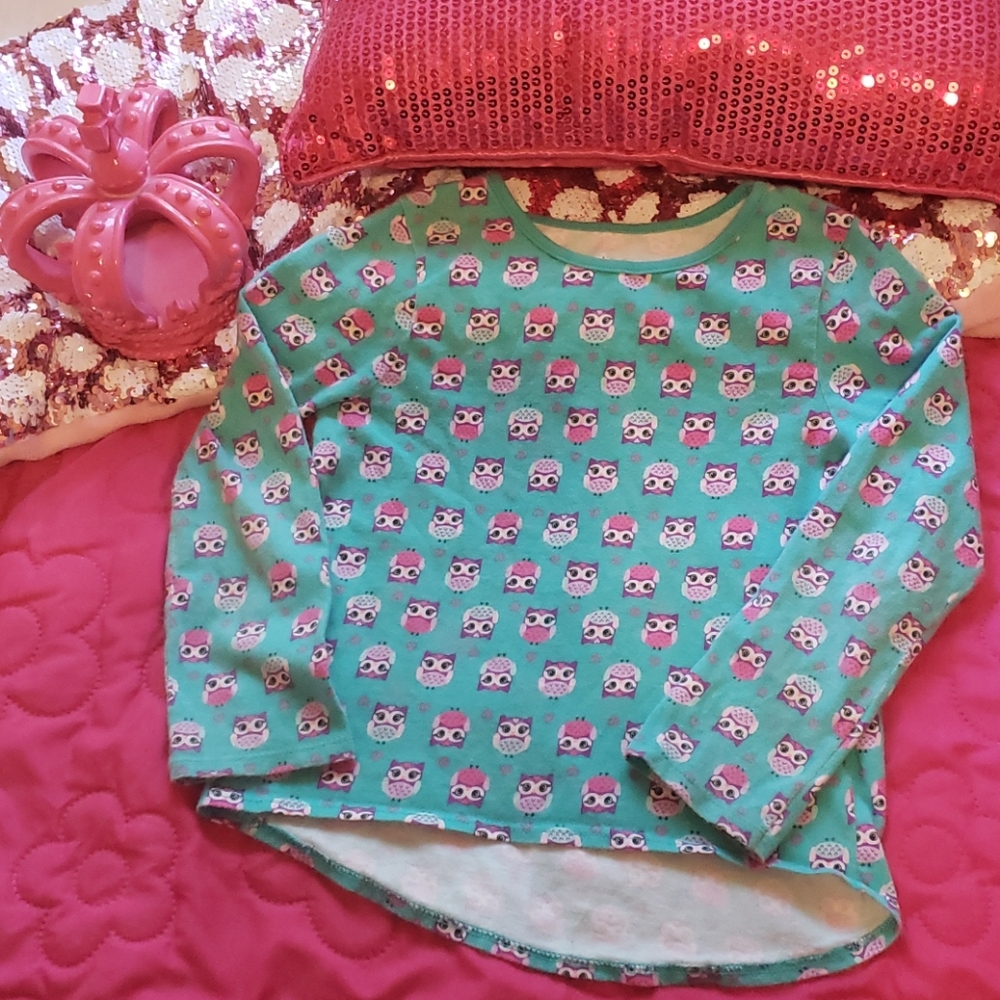 🍒 3 for $25 - Little Girl's Owl Top